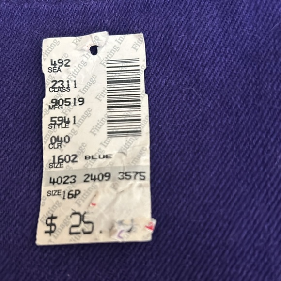 Vintage Gloria Vanderbilt Purple Pants - Picture 2 of 7